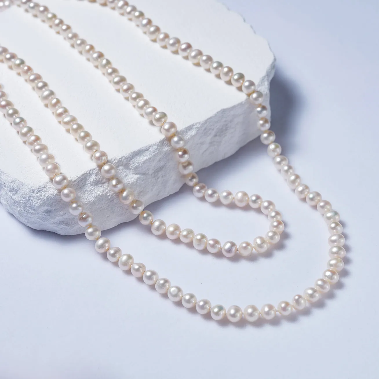 1.2 Meter Long Freshwater Pearl Necklace WN00610