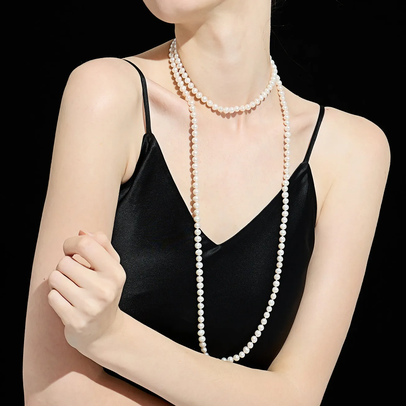 1.2 Meter Long Freshwater Pearl Necklace WN00610