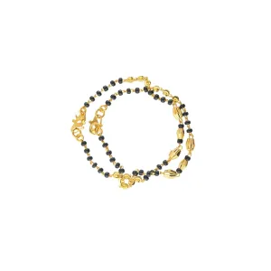 22K Yellow Gold Avery Beaded Baby Bracelet