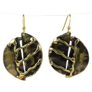 A River Runs Brass Earrings Brass Images