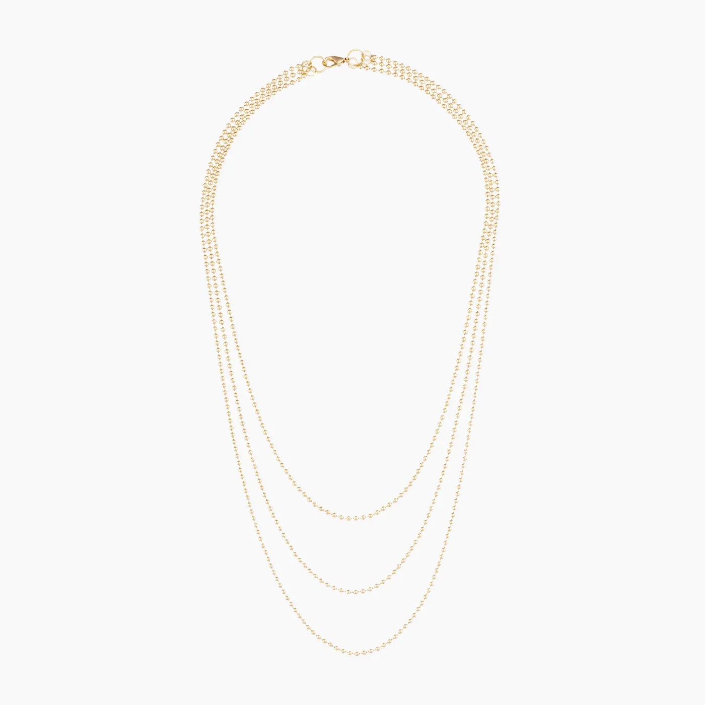 Alexa Leigh - 2mm Layered Ball Chain Necklace