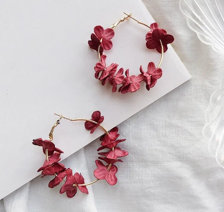 Anielle flower hoops Earrings