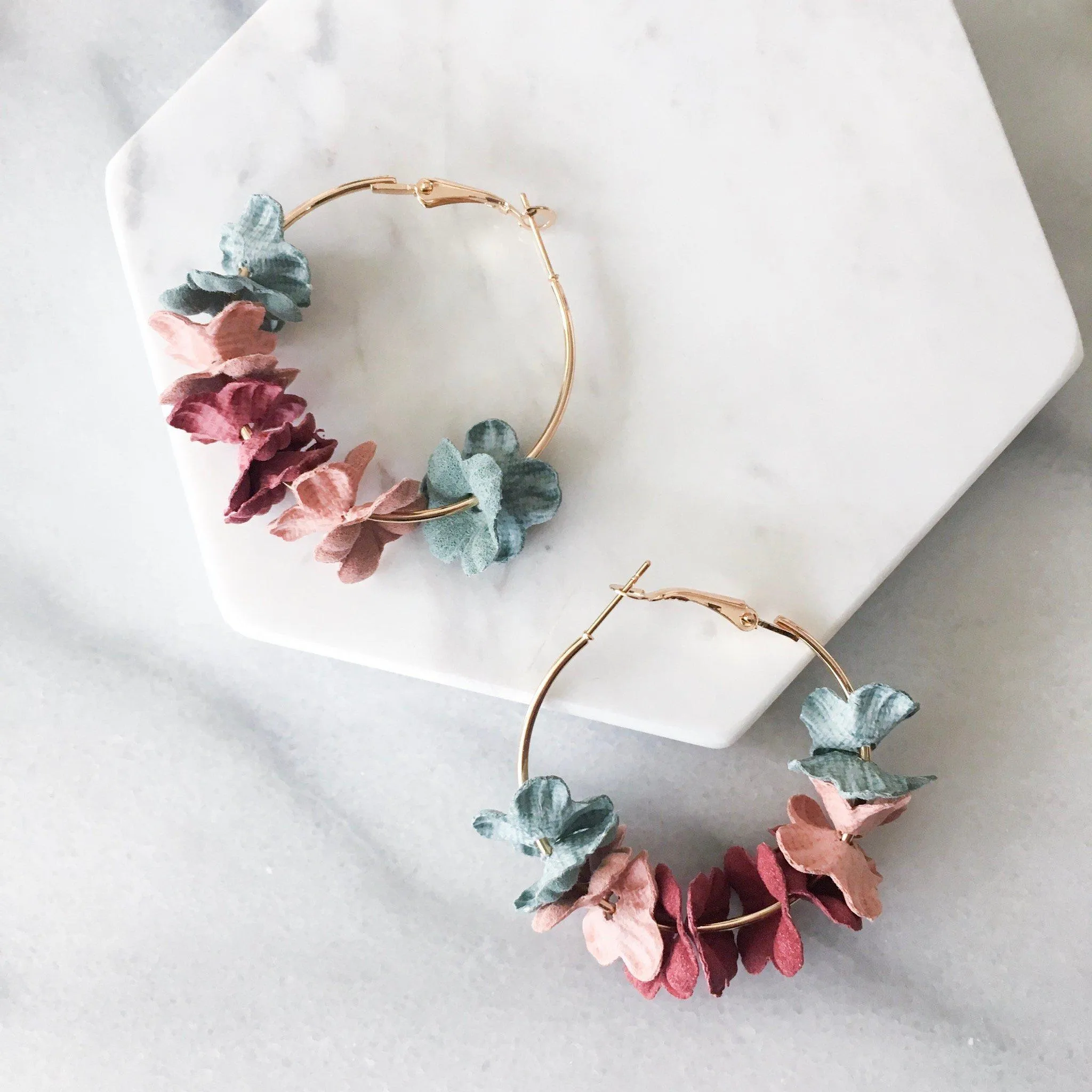 Anielle flower hoops Earrings