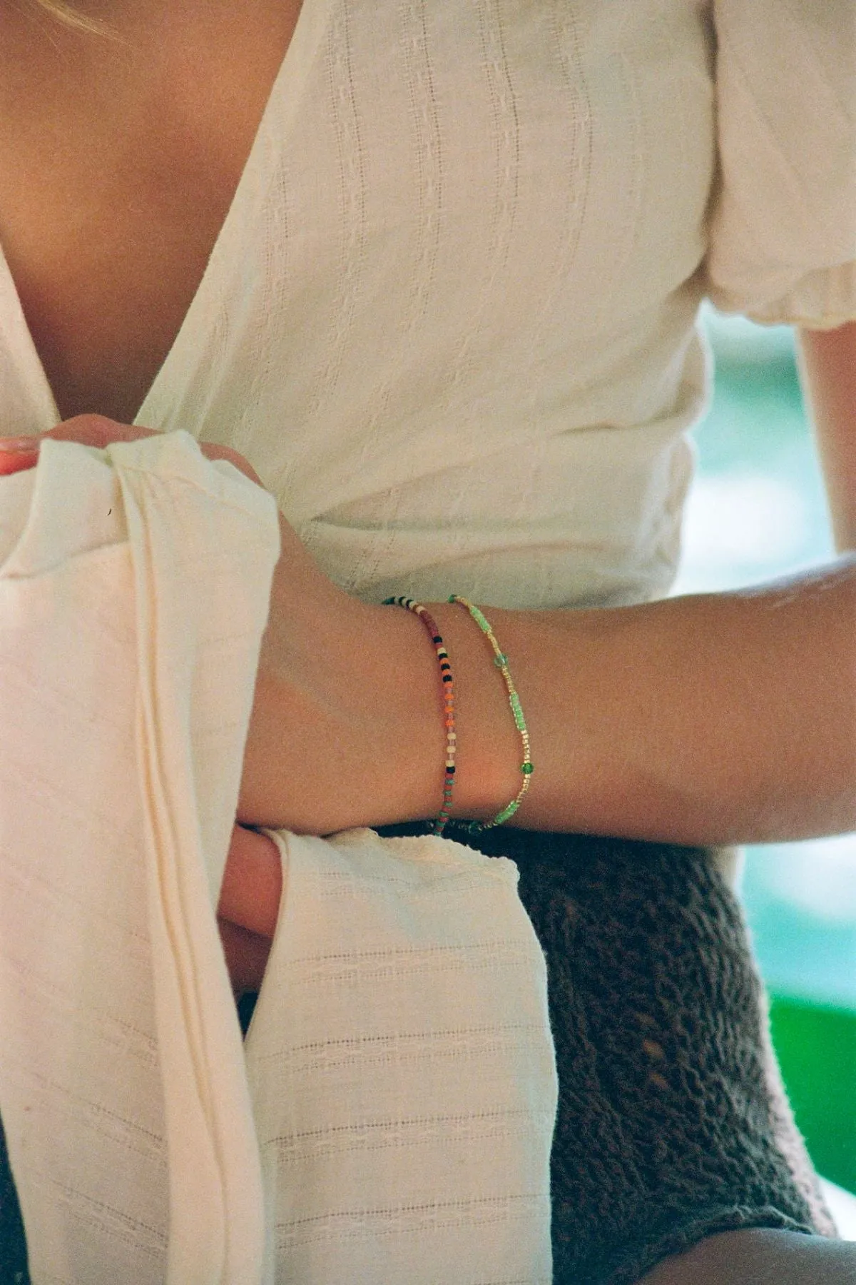 Anni Lu Clemence Bracelet - Neon Green