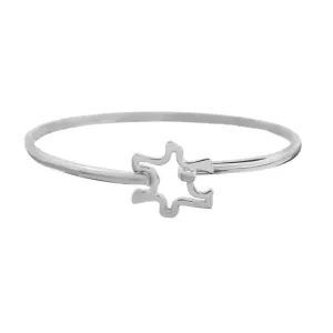 Autism Awareness Elegant Puzzle Piece Bangle Bracelets