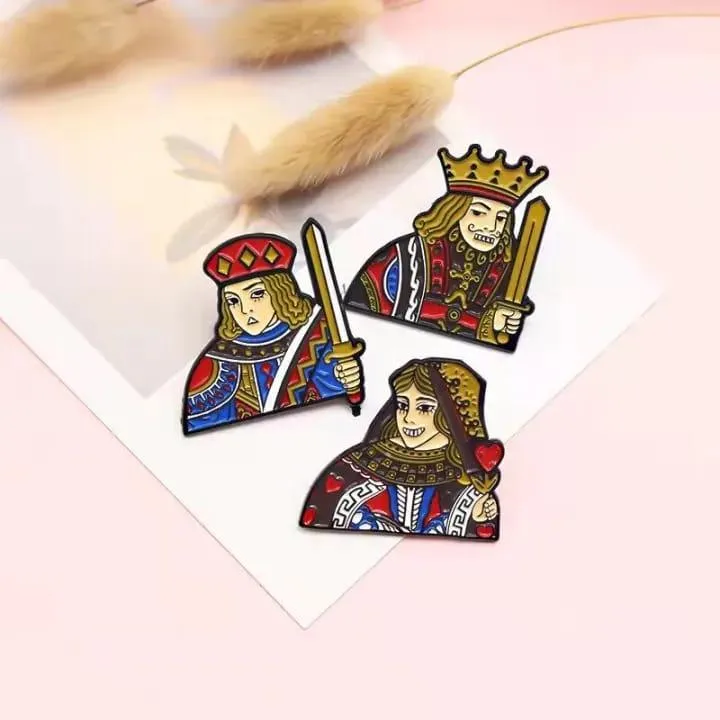 Baadshah And Begum Pins (Set Of 2)