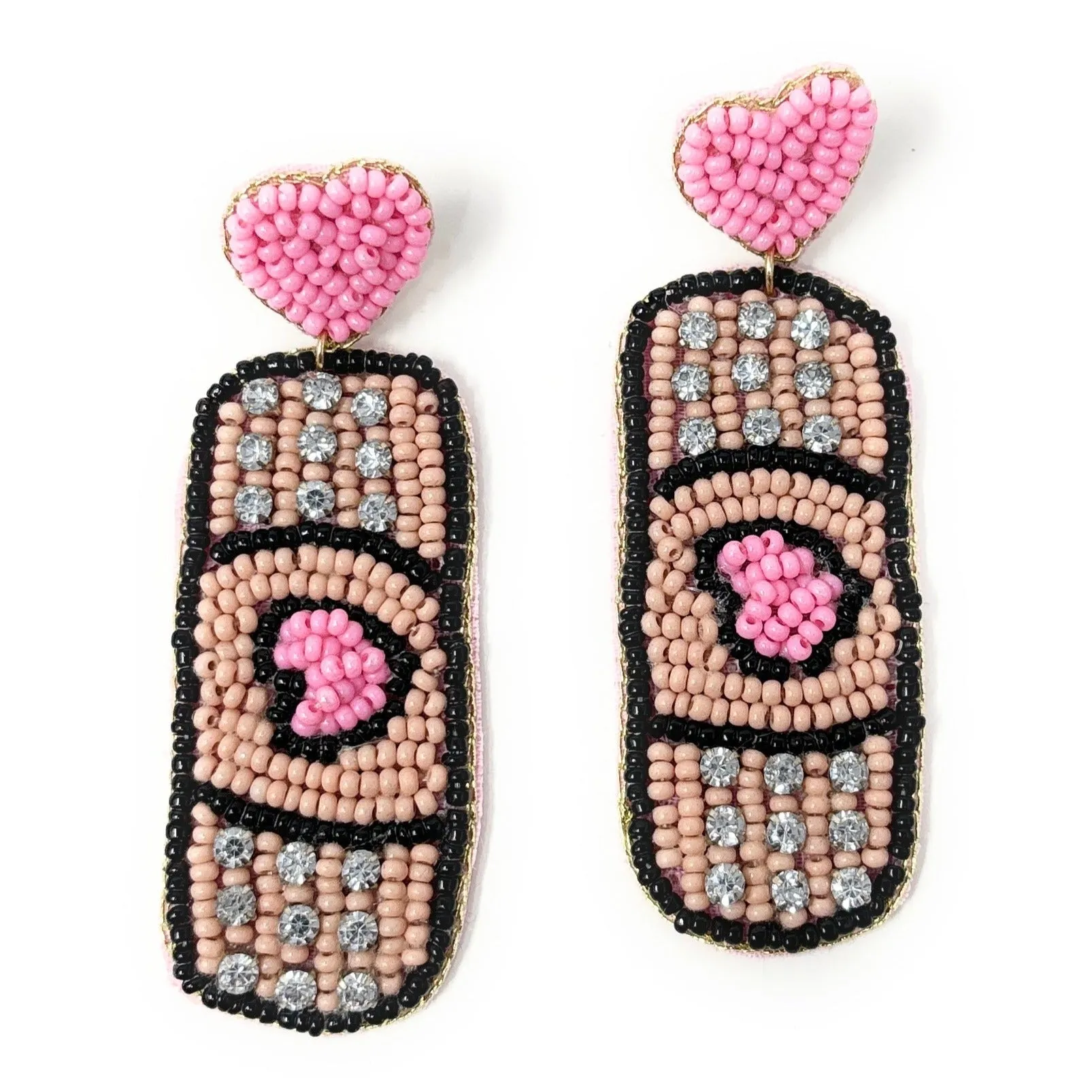 Bandage Beaded Earrings