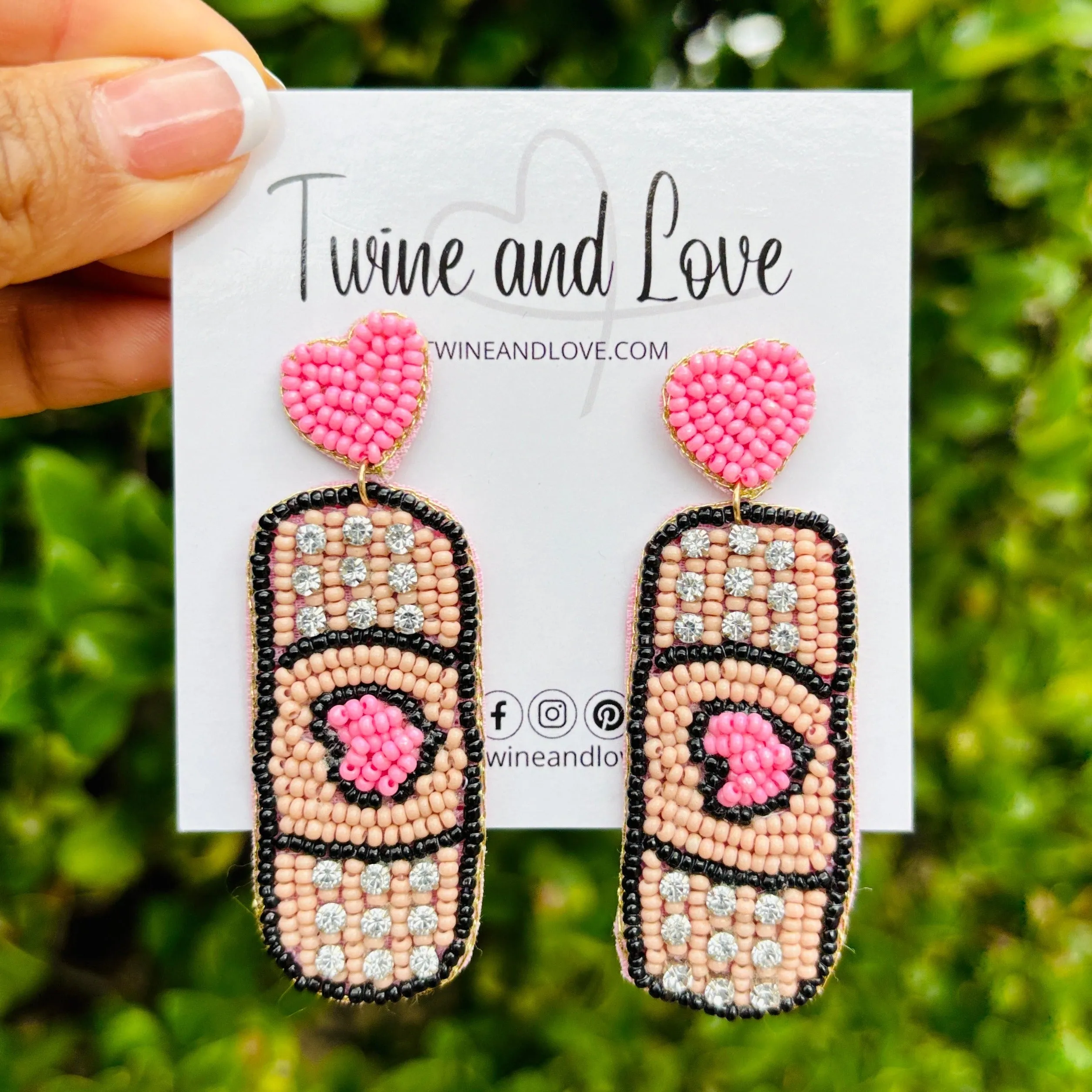 Bandage Beaded Earrings