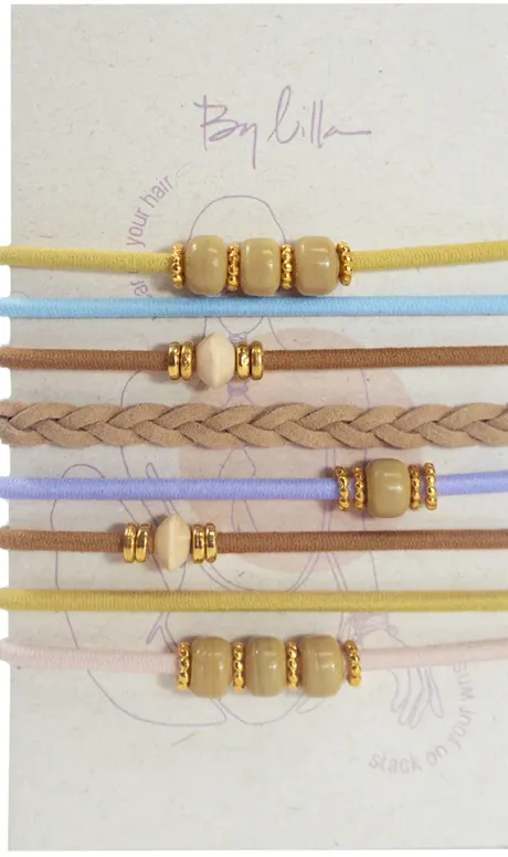 Biscotti  Set Bracelets / Hair Ties