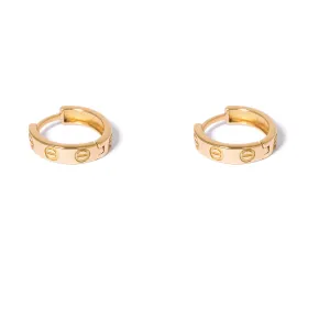 Cartier Ring Hoop Earrings