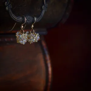 Claudia - Ethiopian Opal, 14k Gold Filled Earrings