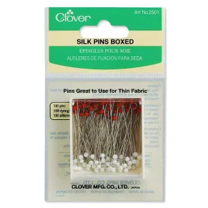 Clover Silk Pins Boxed