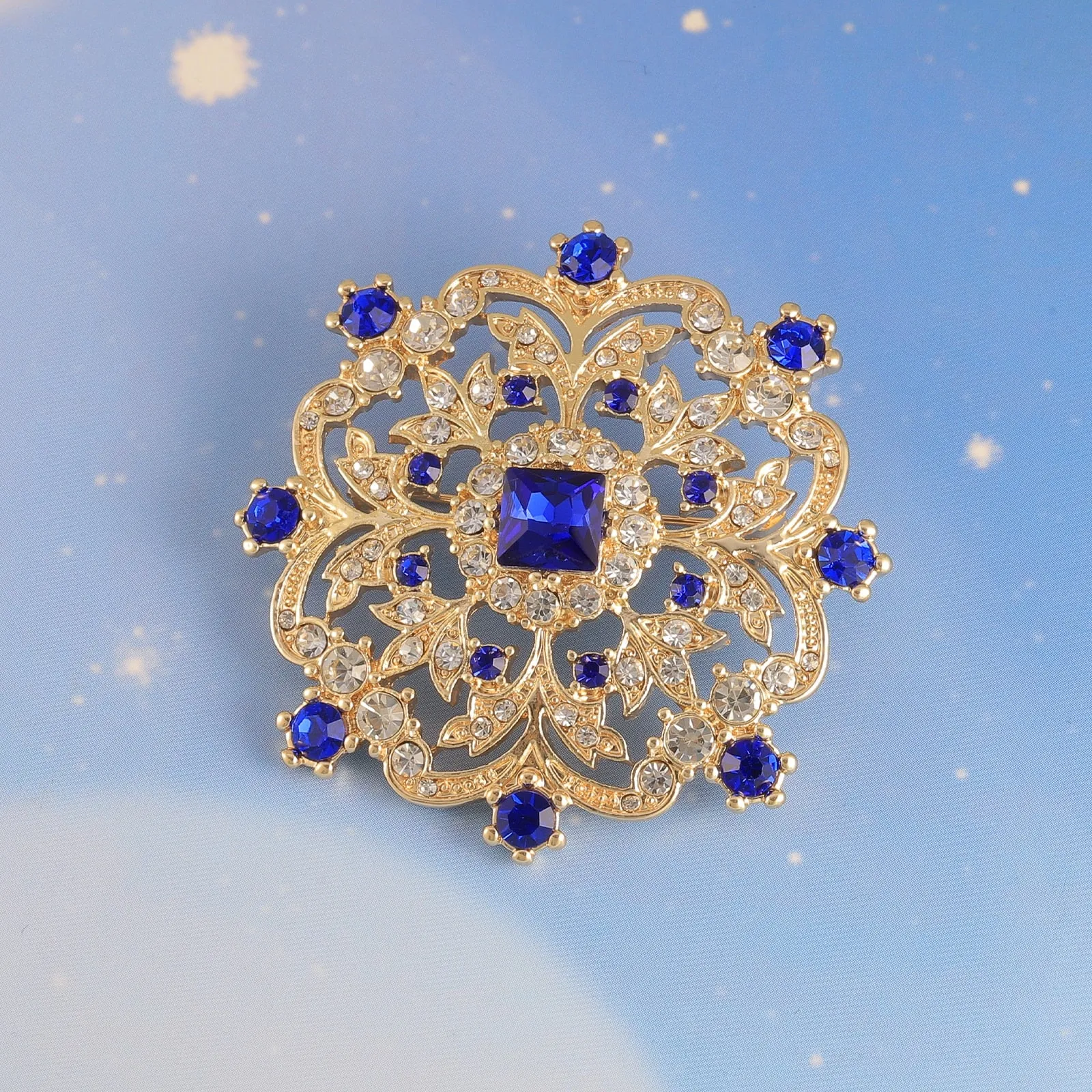 Cubic Zircon Brooch