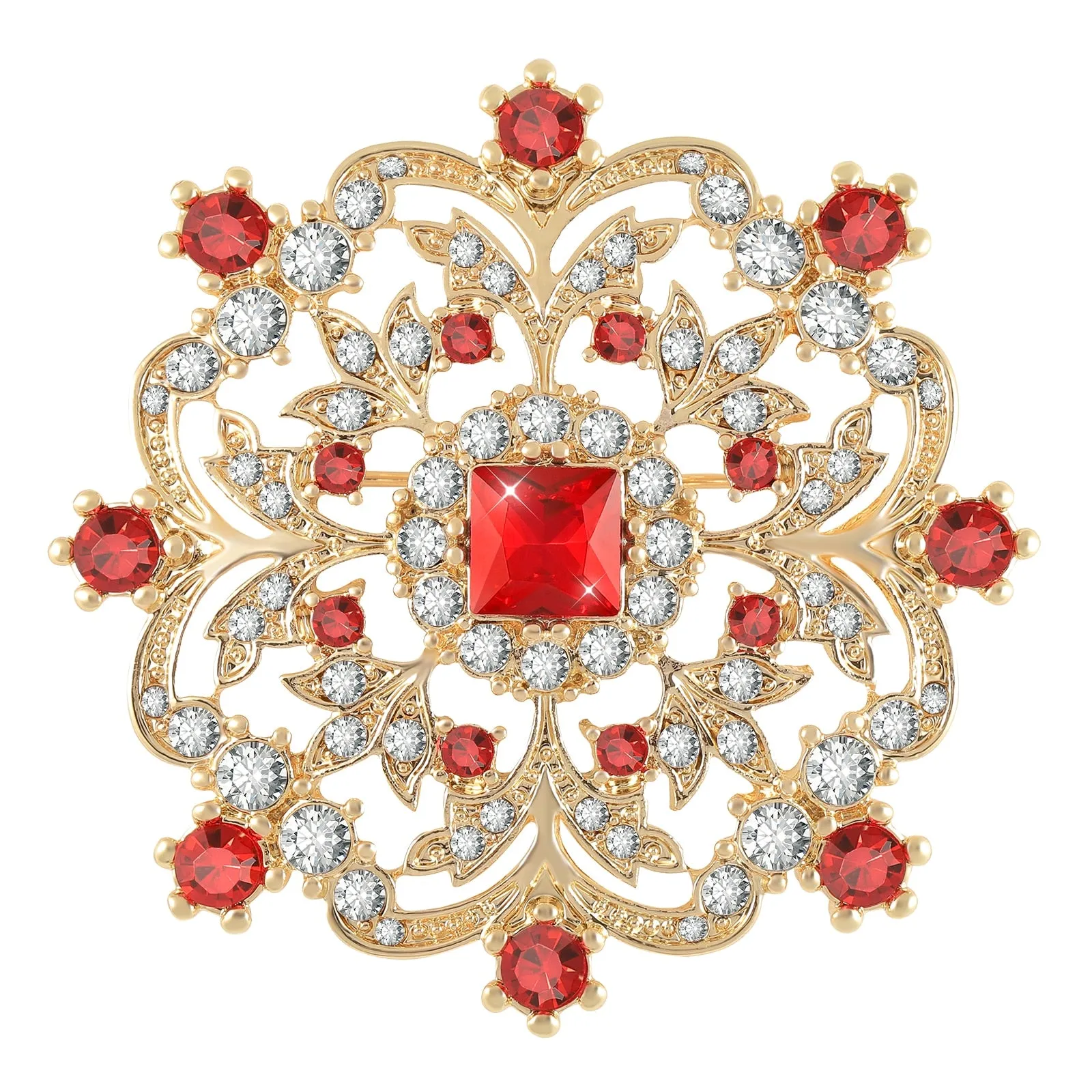 Cubic Zircon Brooch