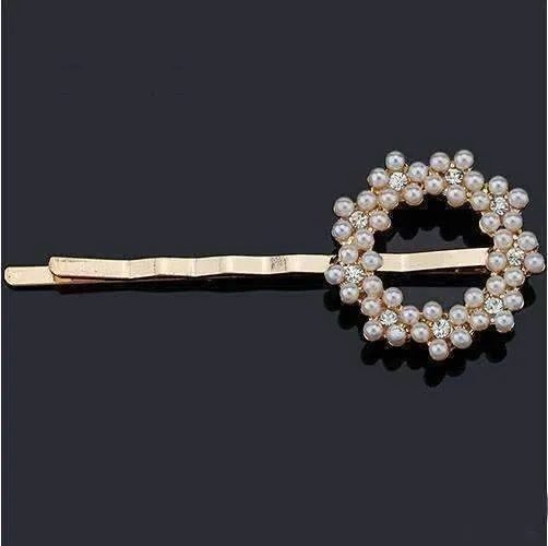 Dainty Dress Up Pearl and Crystal Hair Pins