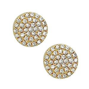 Diamond Disc earrings