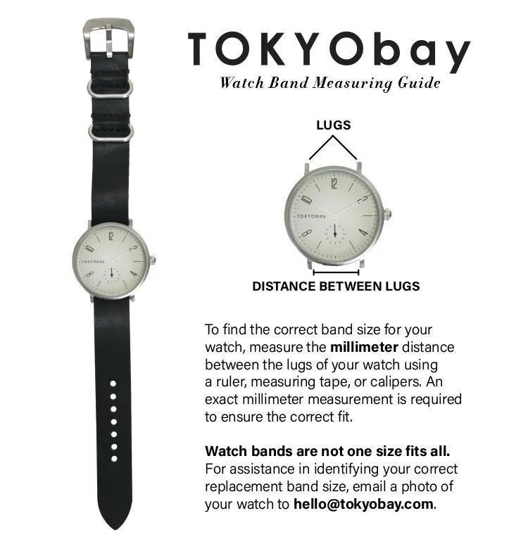 Doily Leather Watch Band | 16mm