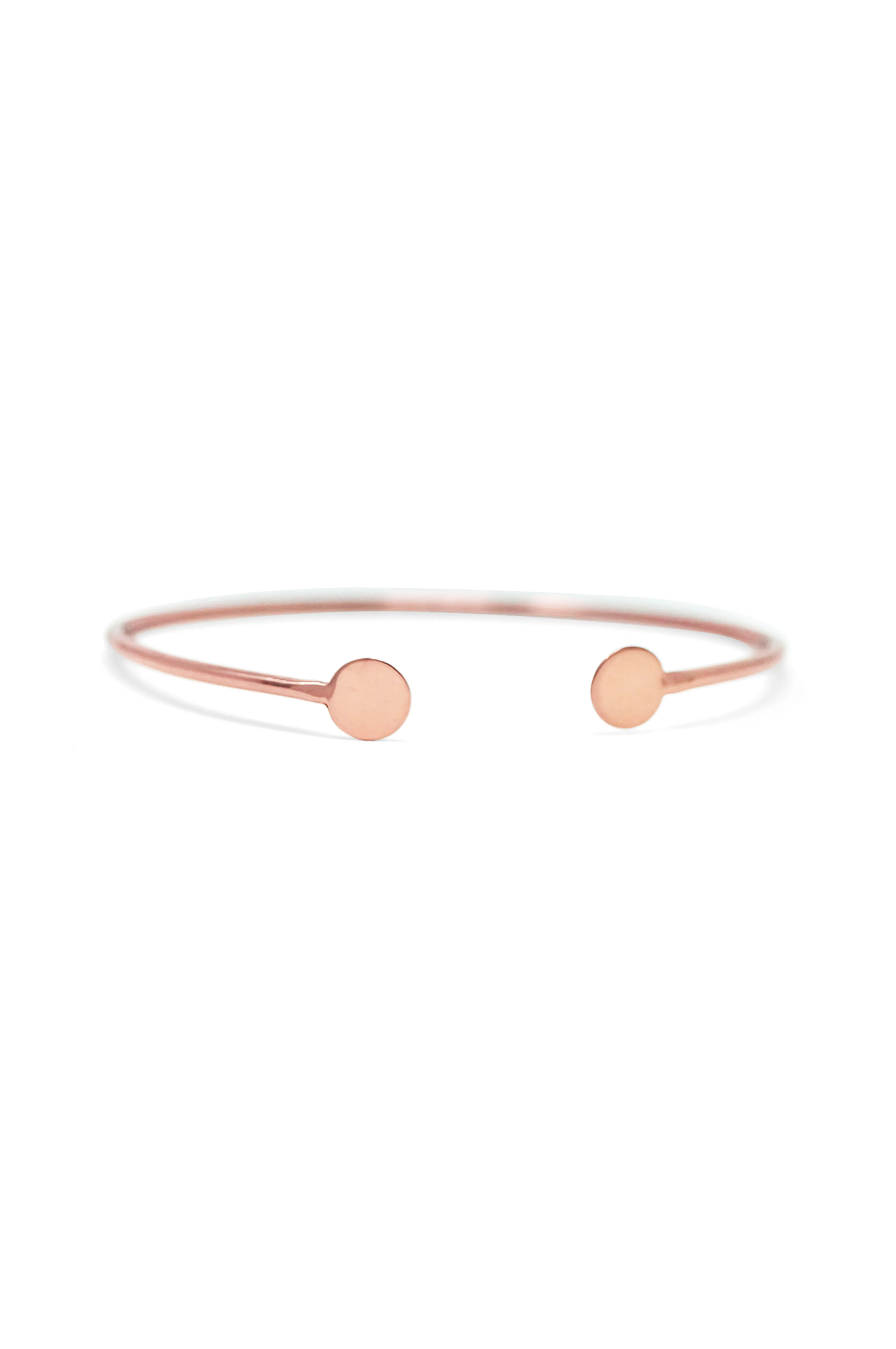 Dots & Dashes Gold Plated Sterling Silver Adjustable Bracelet