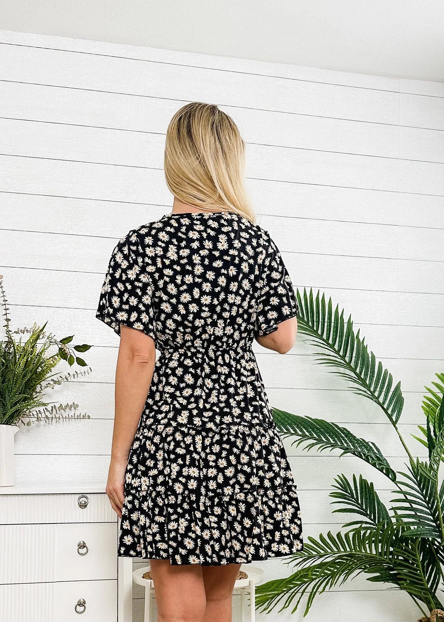 Floral Print Tiered Dress