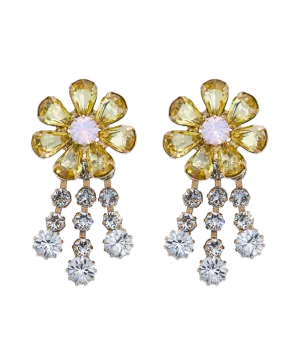 Frances Earrings in Light Topaz