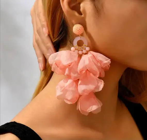 Glam Flower Earrings