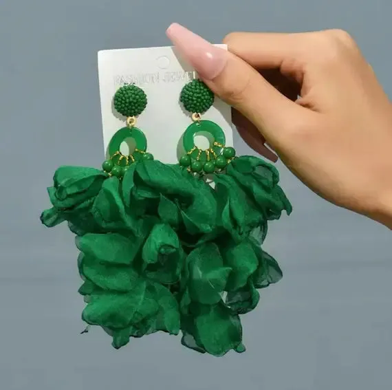 Glam Flower Earrings