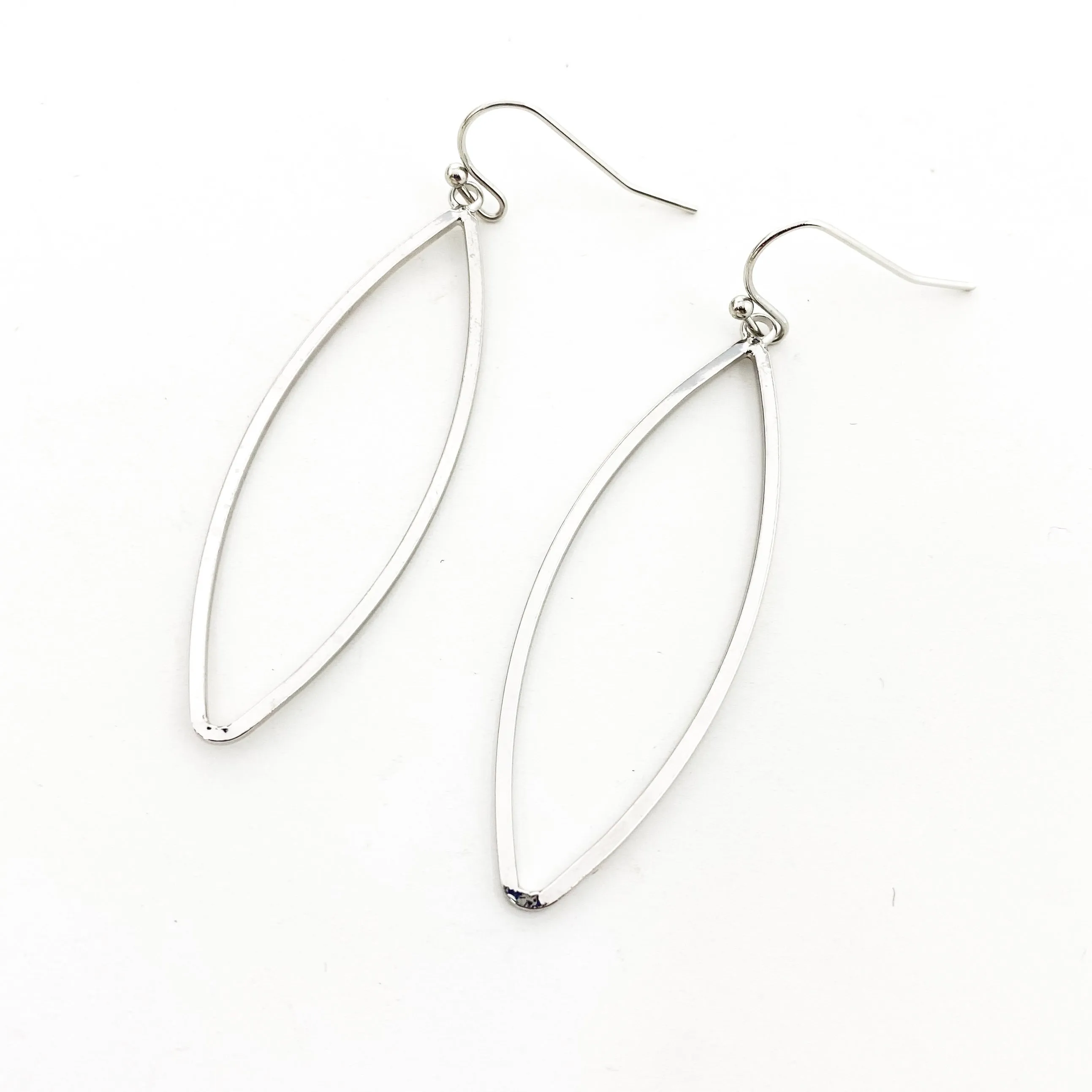 Malia Hollow Marquise Earrings