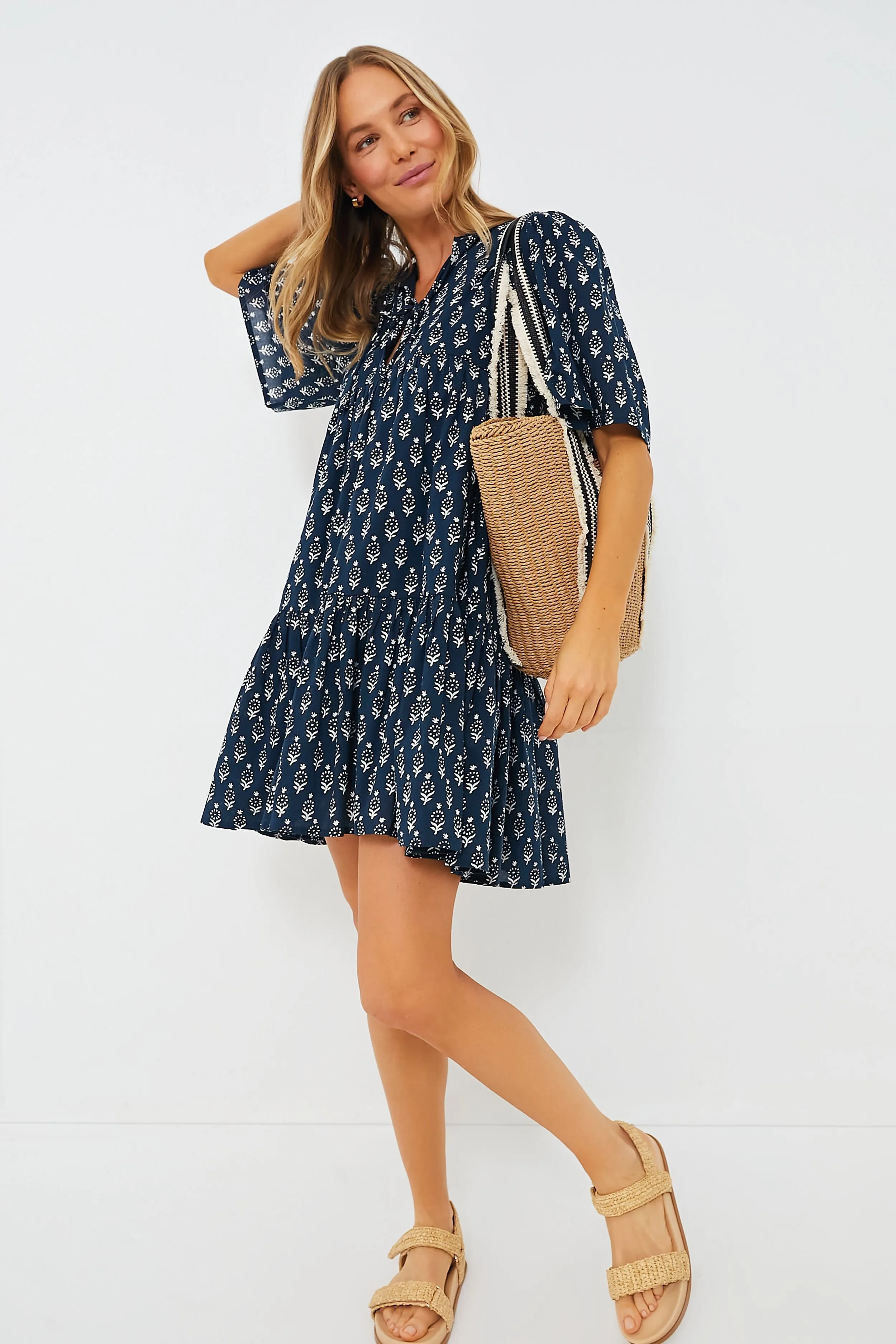 Marguerite Blue Isla Dress