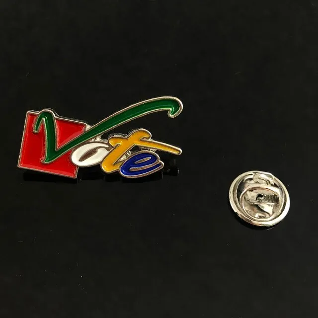 OES Brooch - Colorful VOTE Letters