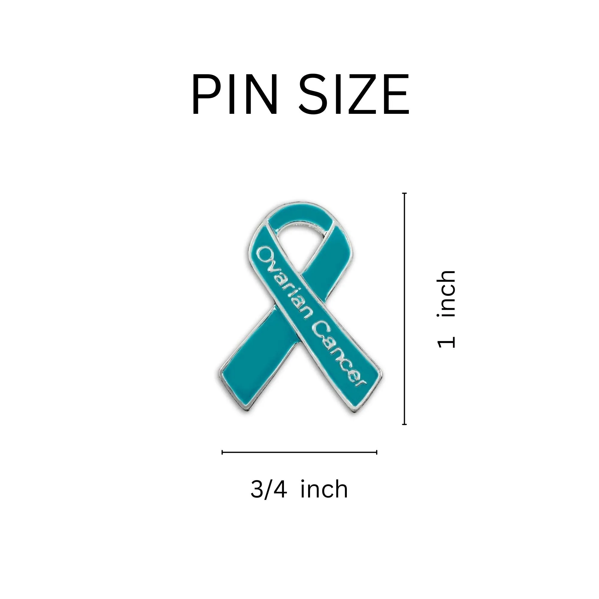 Ovarian Cancer Ribbon Pins