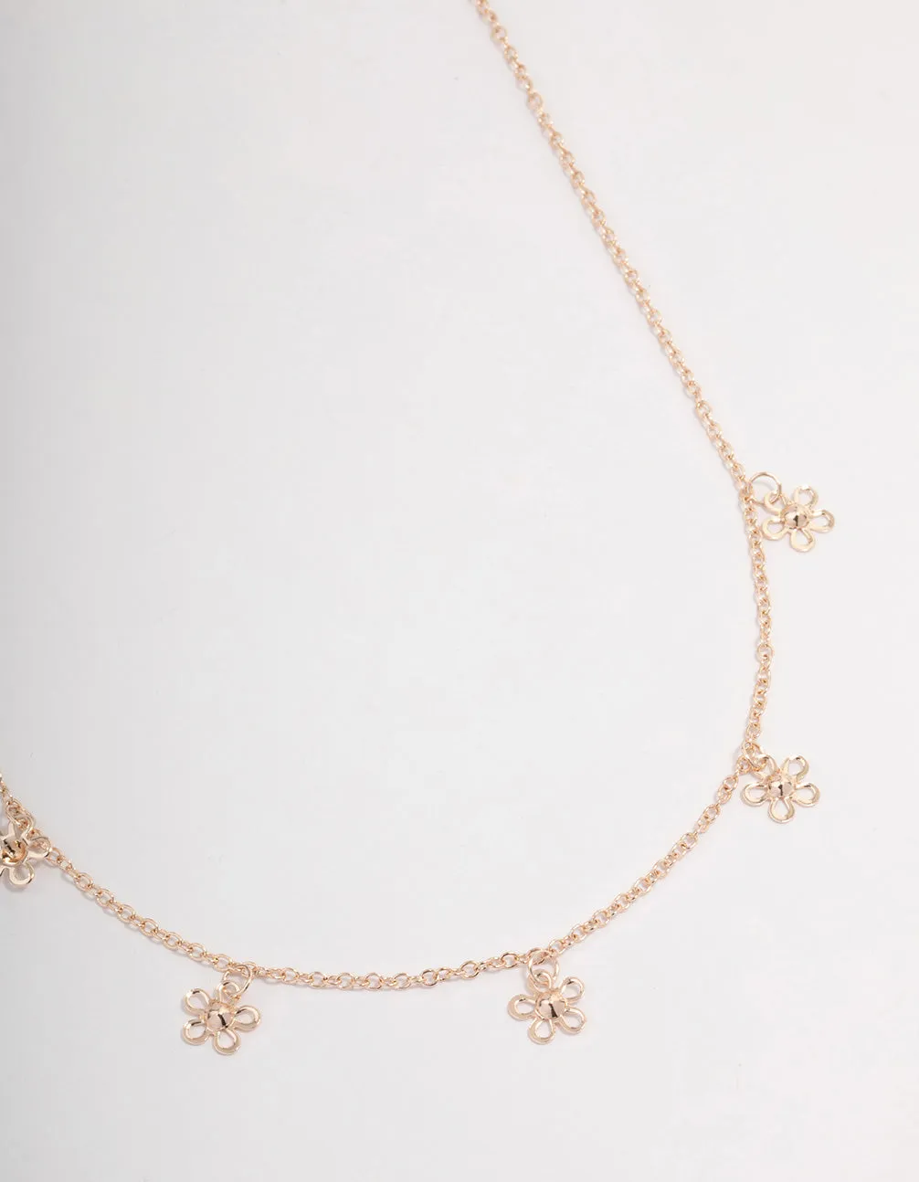 Rose Gold Daisy Garden Necklace