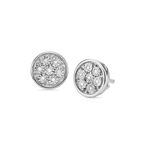 Round Diamond Earrings