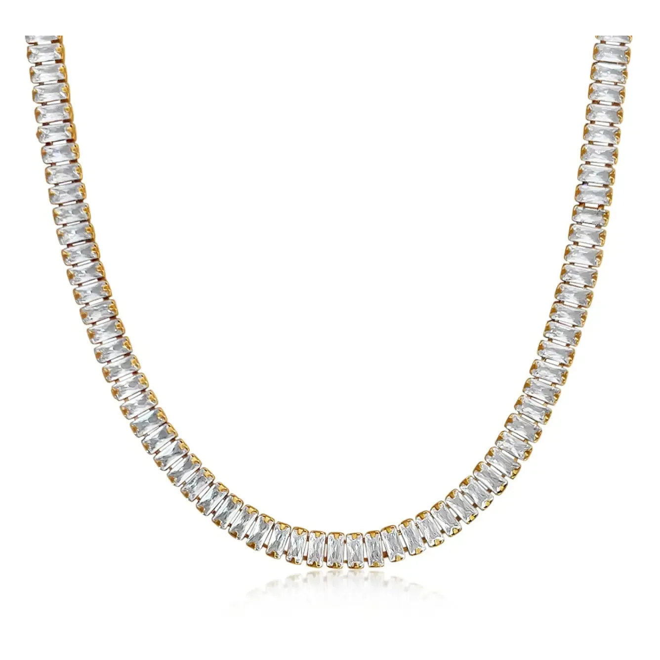 SHAYNA BAGUETTE NECKLACE