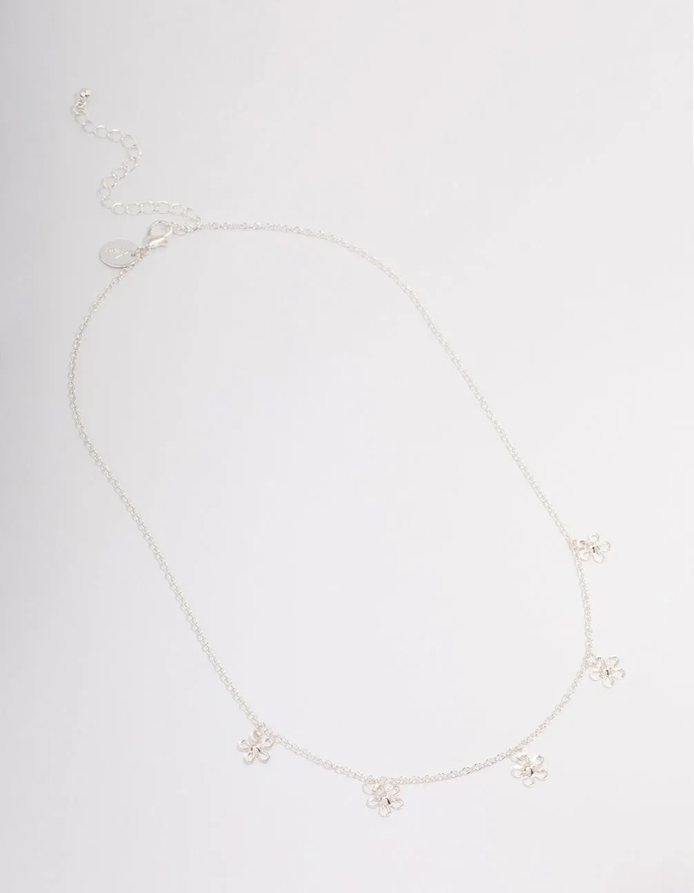 Silver Daisy Garden Necklace