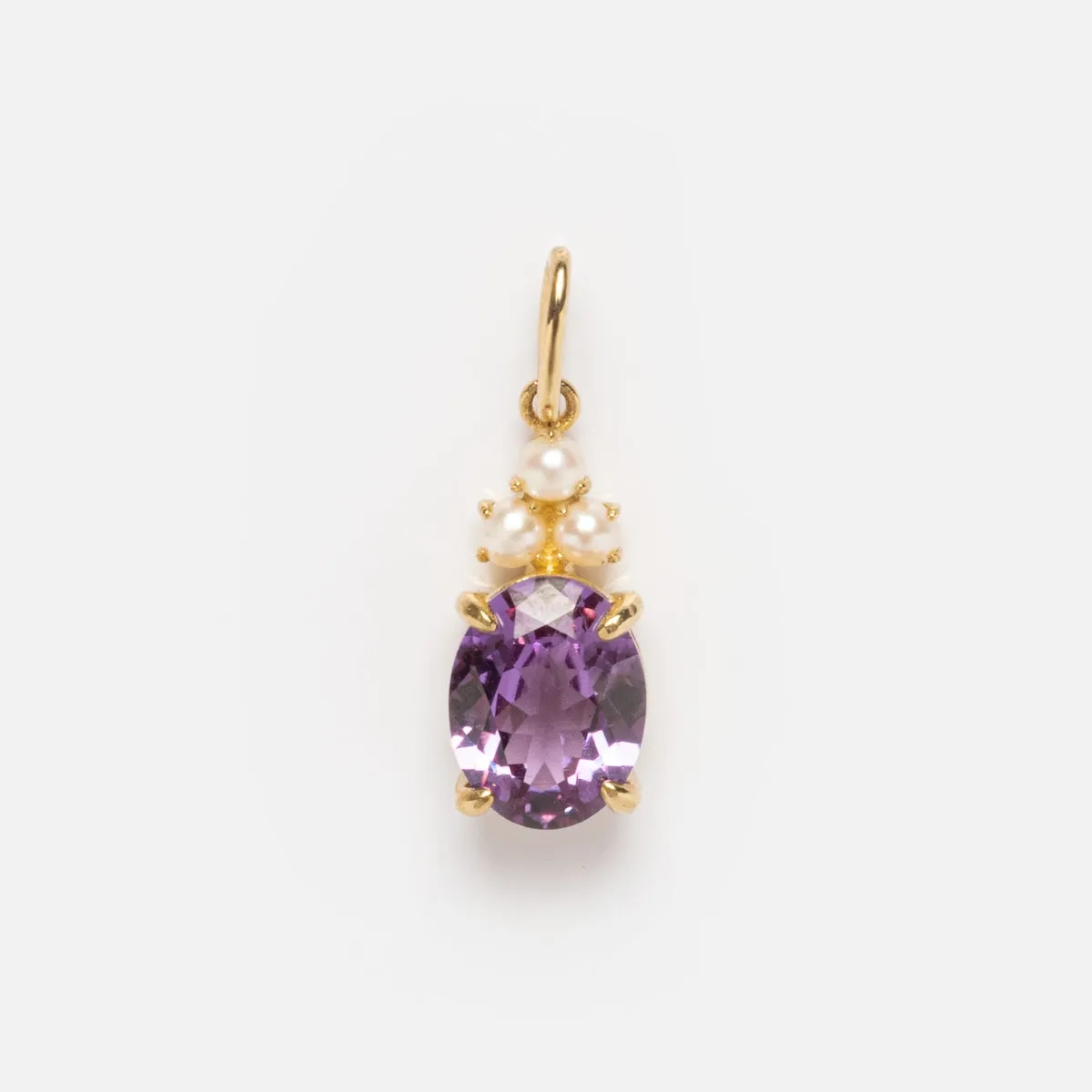 Solid Gold 2024 June Capsule Classic Alexandrite Charm