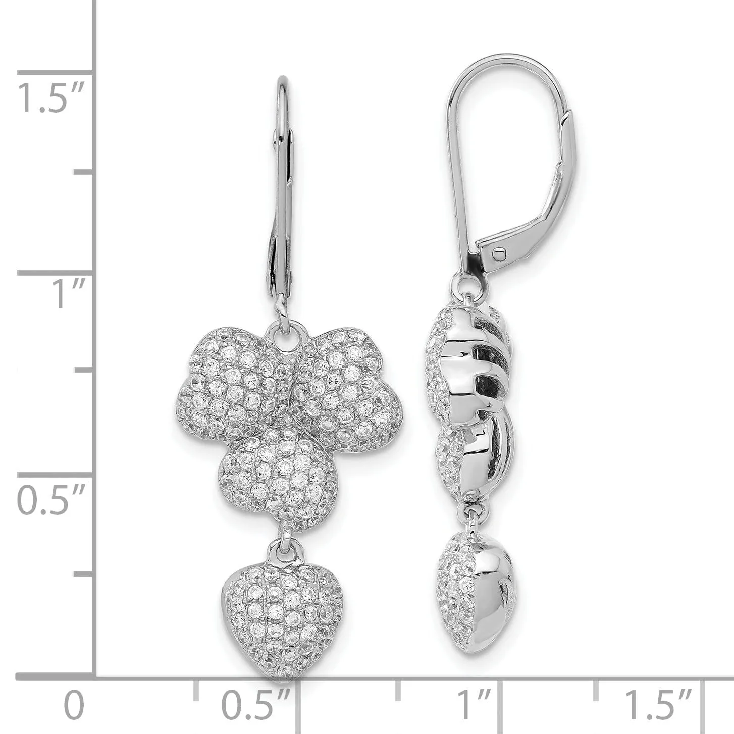 Sterling Silver Cubic Zirconia Earrings