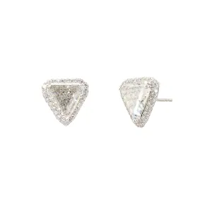 Trilliant Cut Diamond Studs