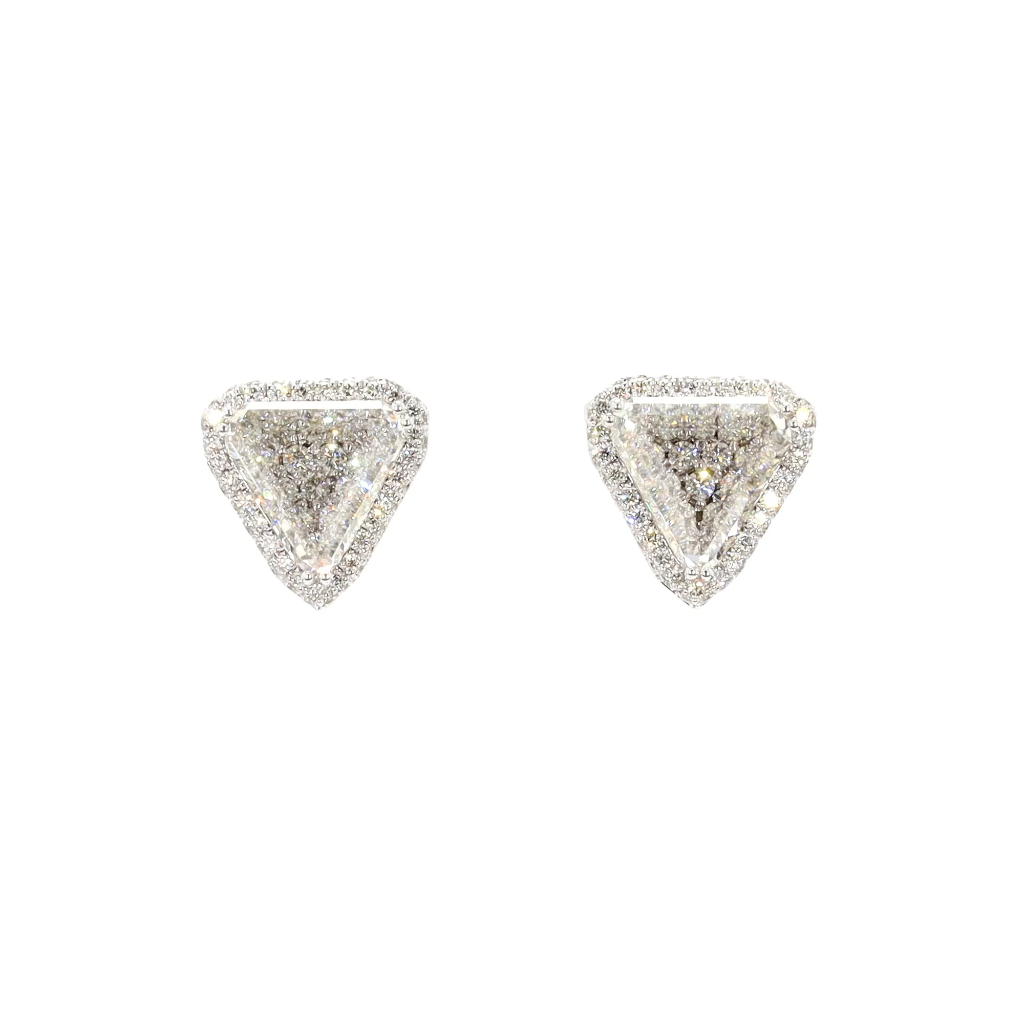 Trilliant Cut Diamond Studs