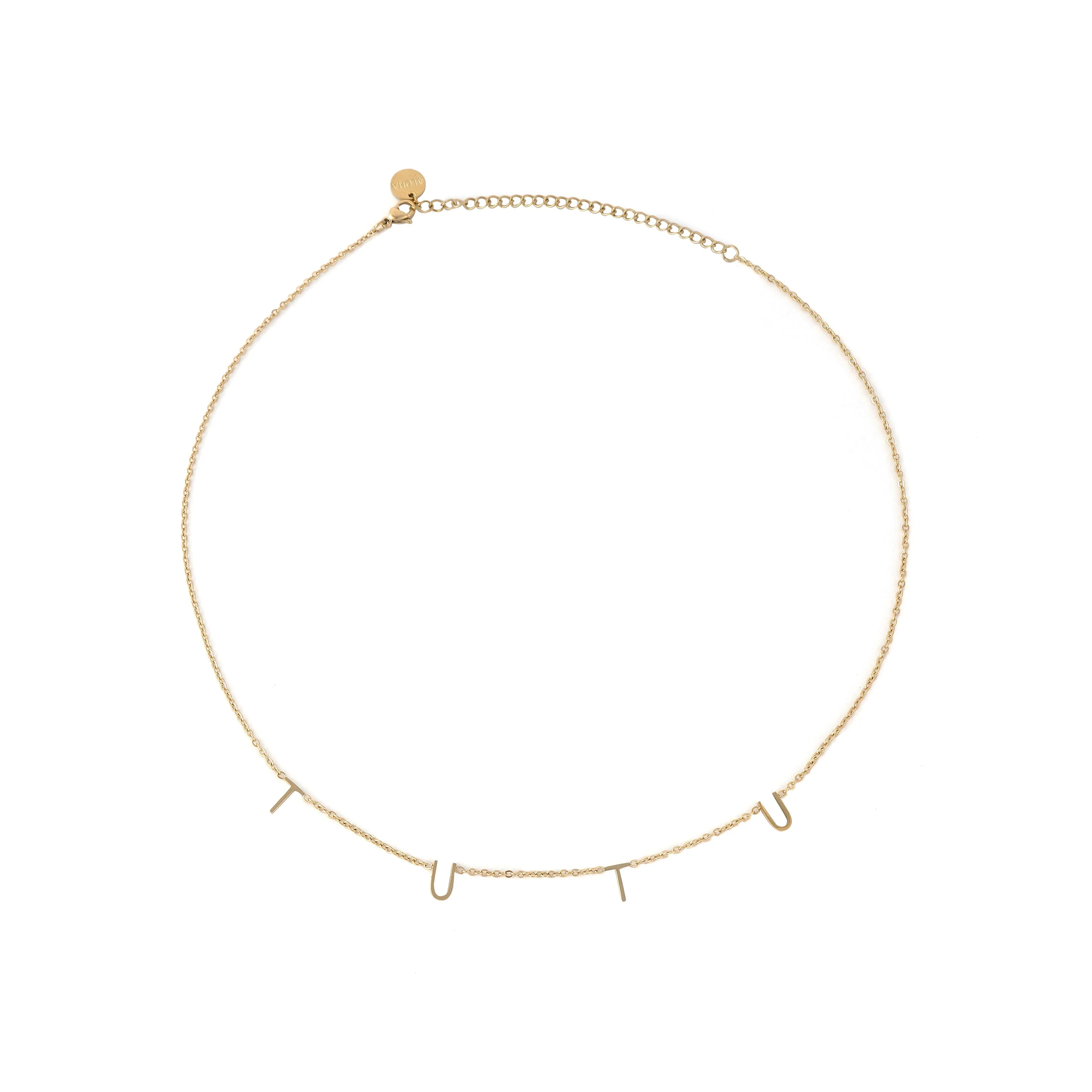 Tutu Space Necklace, Gold