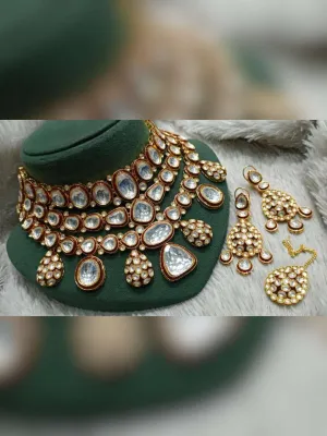 Uncut Polki Layered Bridal Necklace