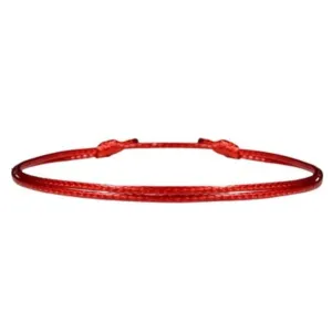 Wax Nylon 1mm Bracelets - Red & Black